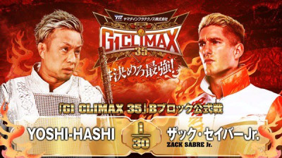 NJPW G1 Climax 35-Zack Sabre Jr vs Yoshi Yashi