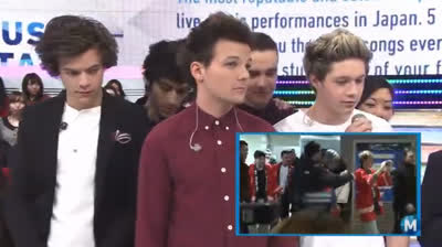 One Direction's first time on the stage Talk + live