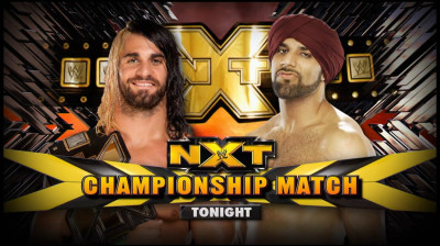 Seth Rollins vs Jinder Mahal - NXT Championship Match (Full Match)