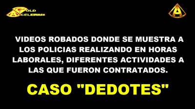 TODOS LOS POLICIAS, TIENEN UN DEDOTES INTERNO, @GOLDACELERIUX