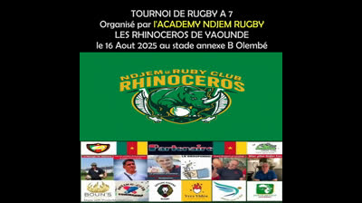 Association NDJEM RUGBY CLUB Centre    Rhinocéros de Yaoundé